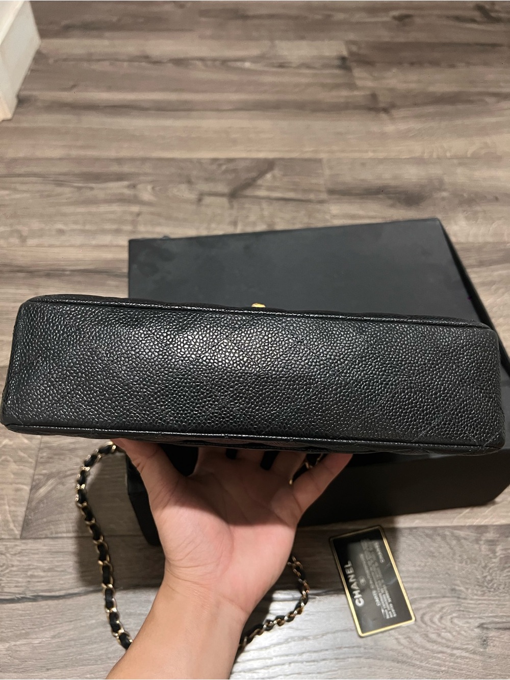 Chanel Classic Caviar Quilted Medium Double Flap - Picture 4 of 11